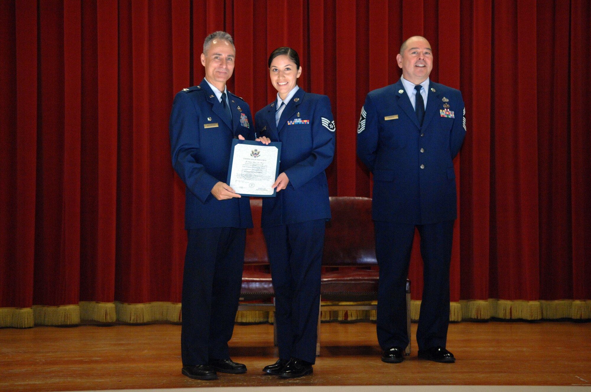 NCO and SNCO Induction Ceremony. (U.S. Air Force photo by SSgt Keith Lawson) 
