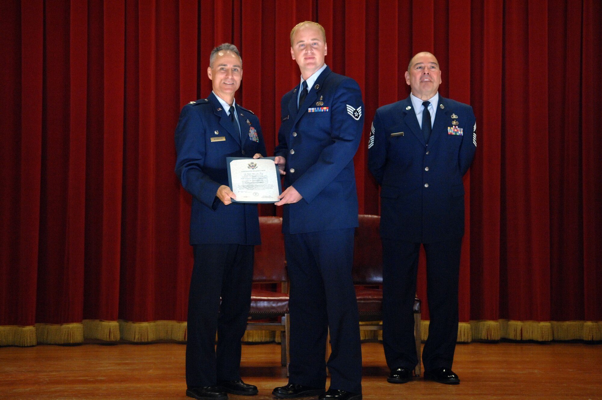 NCO and SNCO Induction Ceremony. (U.S. Air Force photo by SSgt Keith Lawson) 
