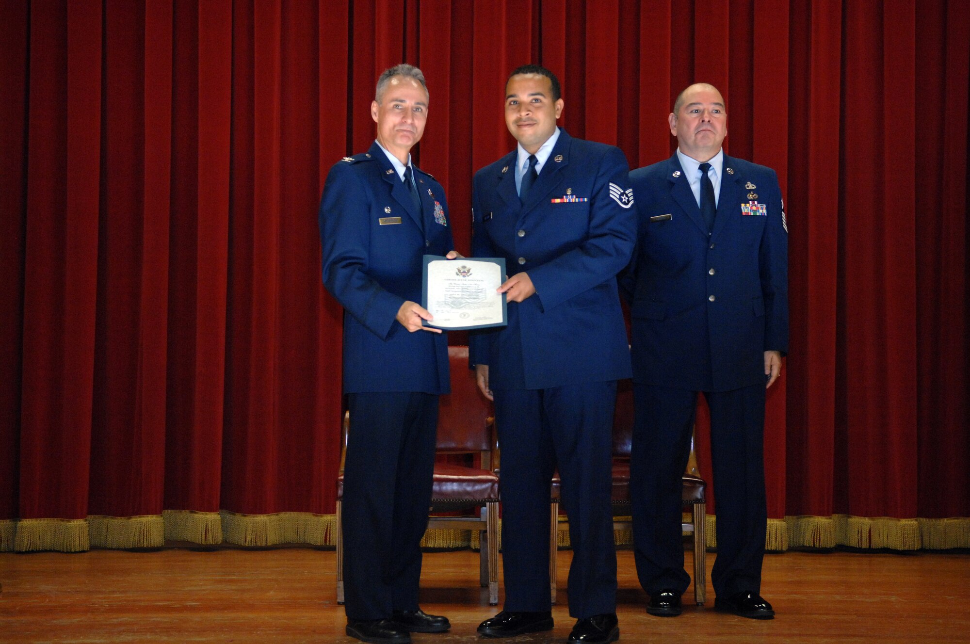 NCO and SNCO Induction Ceremony. (U.S. Air Force photo by SSgt Keith Lawson) 
