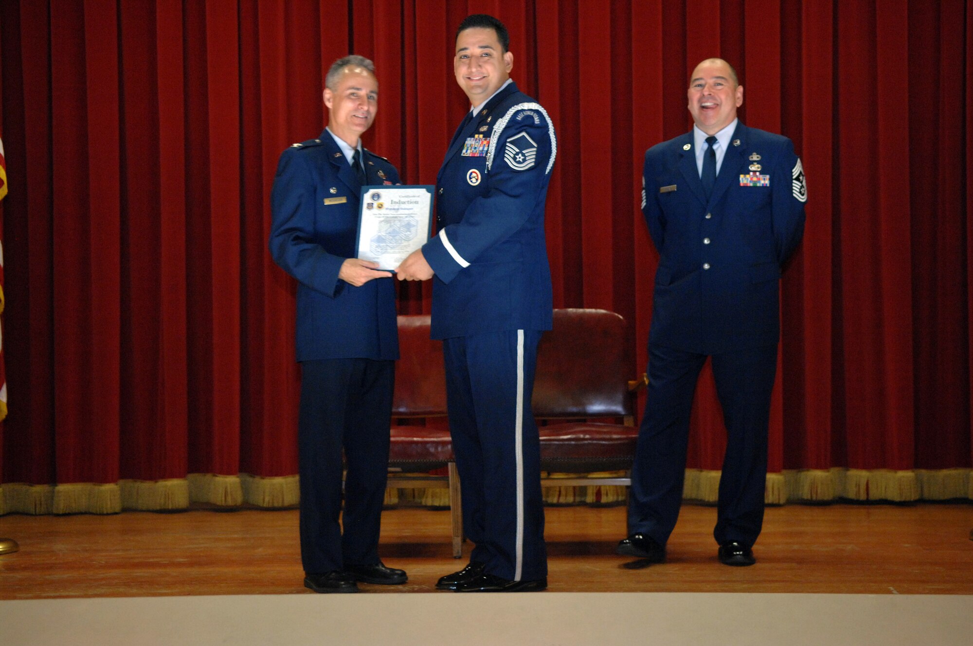 NCO and SNCO Induction Ceremony. (U.S. Air Force photo by SSgt Keith Lawson) 
