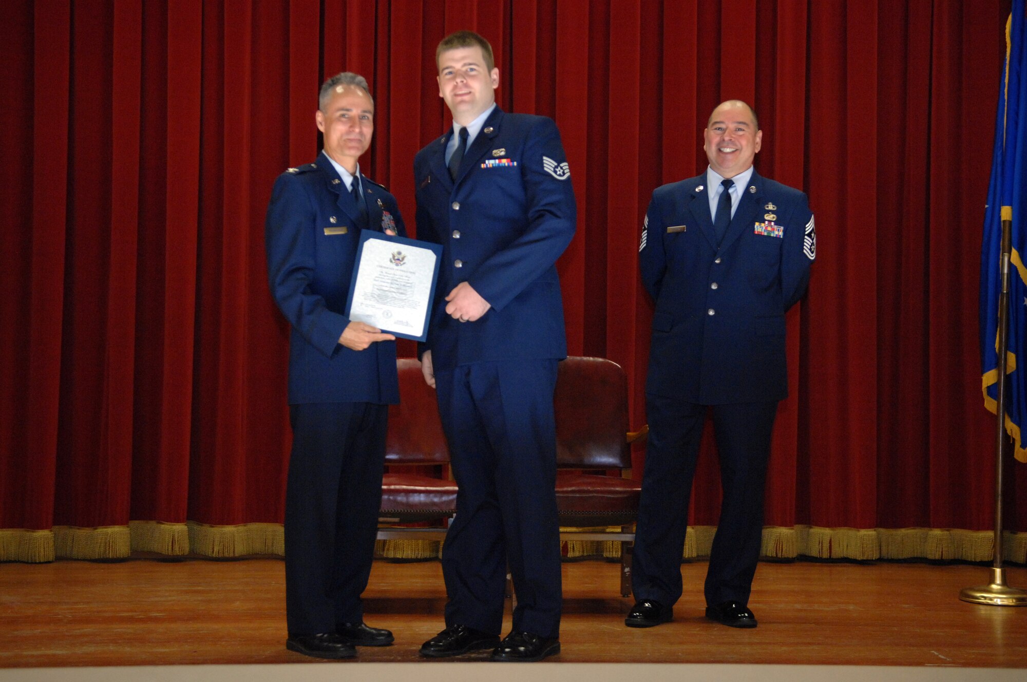 NCO and SNCO Induction Ceremony. (U.S. Air Force photo by SSgt Keith Lawson) 
