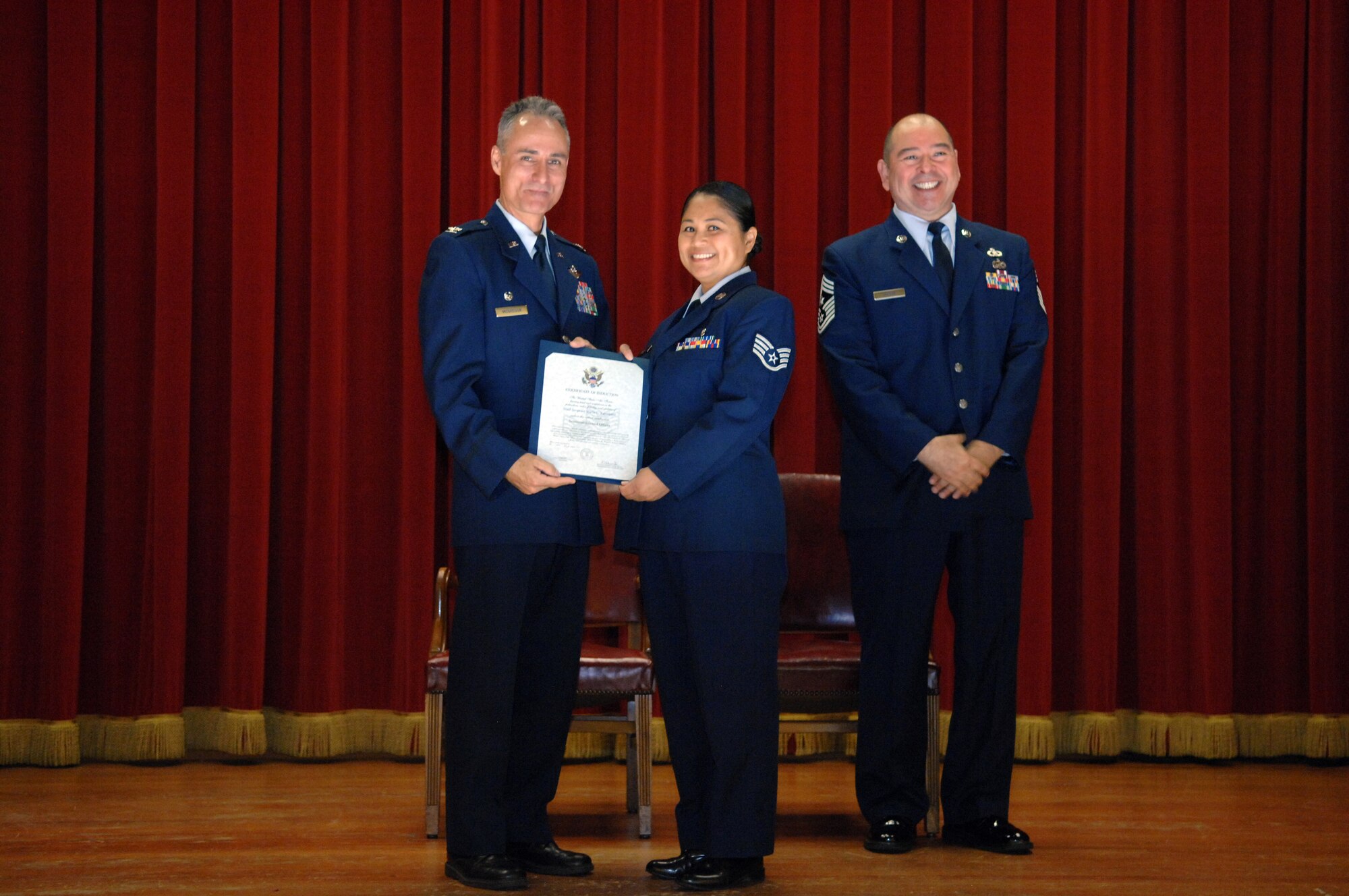 NCO and SNCO Induction Ceremony. (U.S. Air Force photo by SSgt Keith Lawson) 

