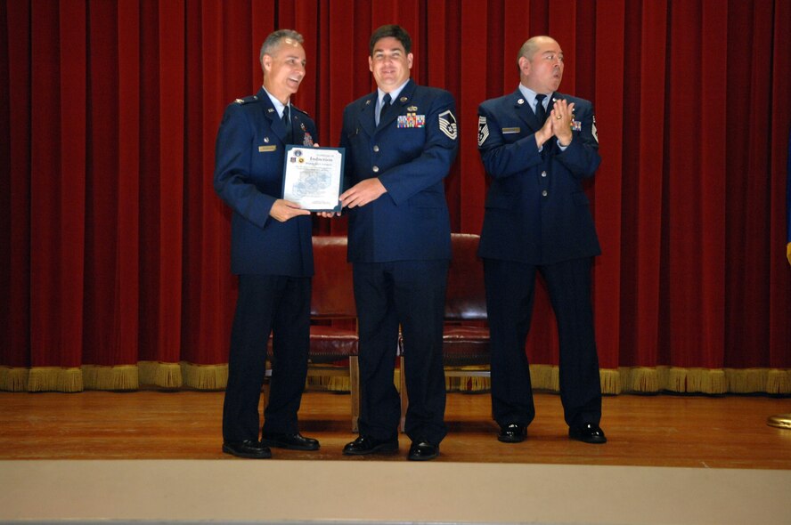 NCO and SNCO Induction Ceremony (U.S. Air Force photo by Staff Sgt. Keith Lawson)
