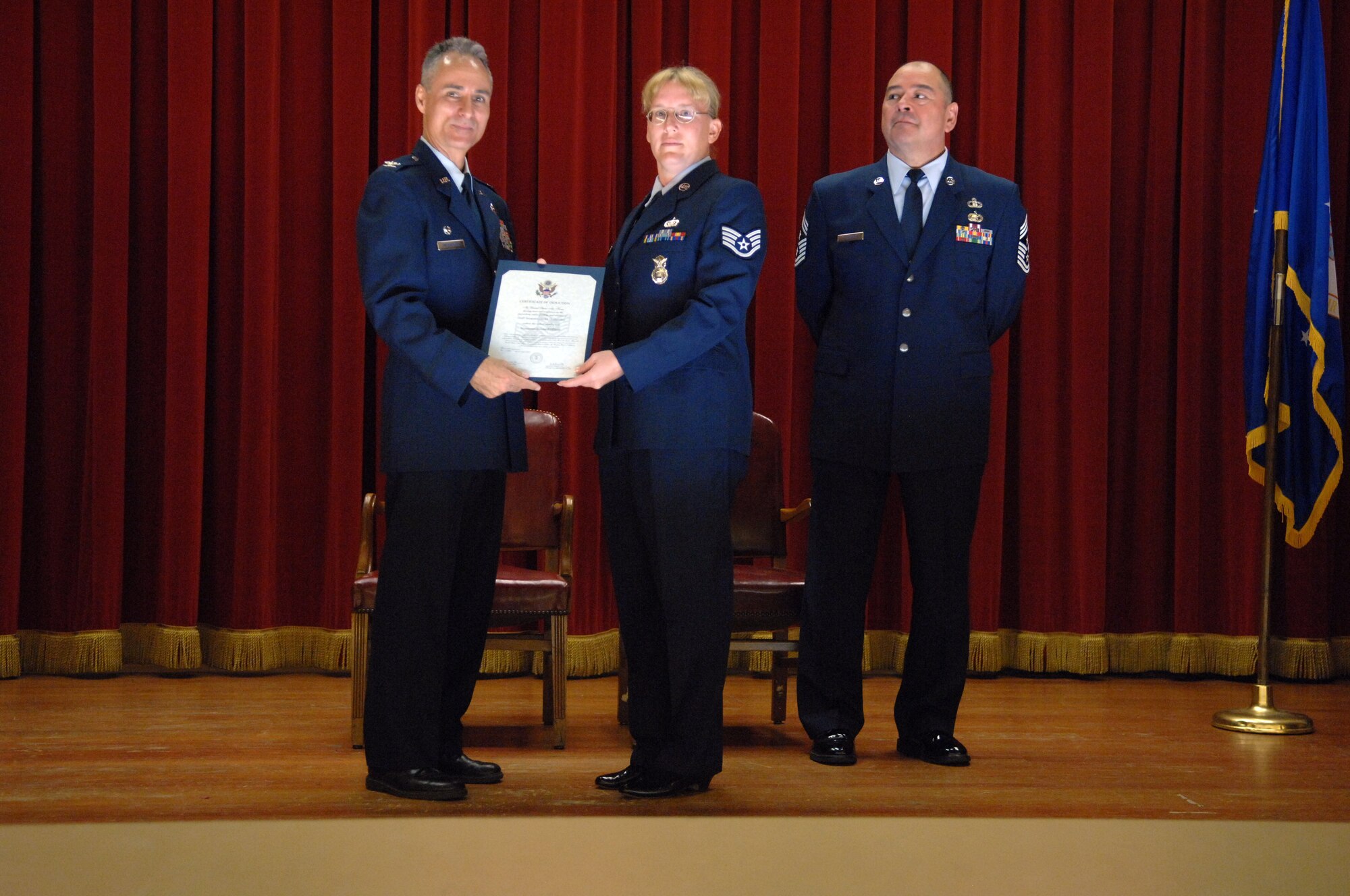 NCO and SNCO Induction Ceremony (U.S. Air Force photo by Staff Sgt. Keith Lawson)