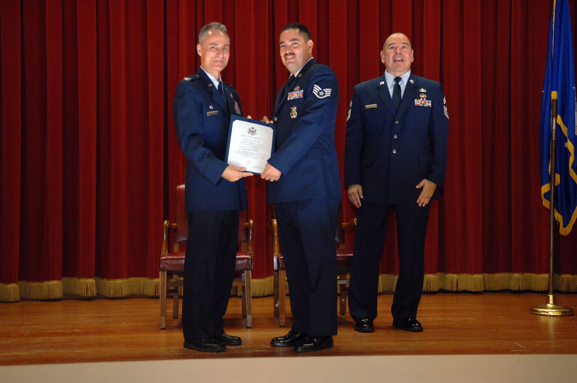 NCO and SNCO Induction Ceremony (U.S. Air Force photo by Staff Sgt. Keith Lawson)
