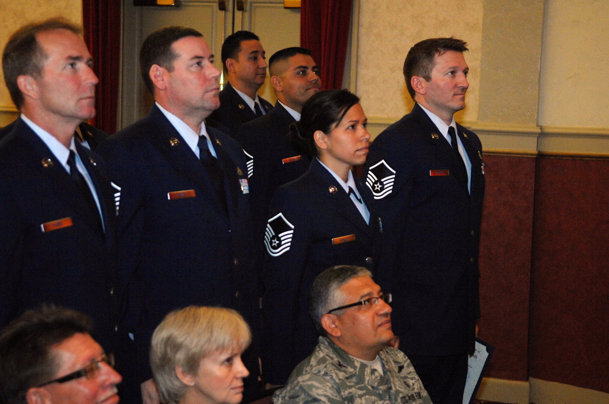 NCO and SNCO Induction Ceremony. (U.S. Air Force photo by SSgt Keith Lawson)