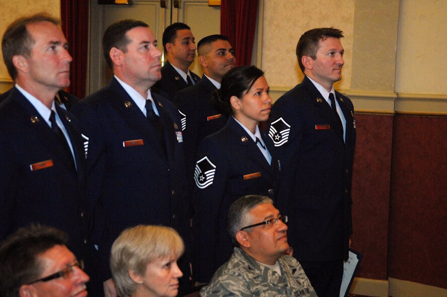 NCO and SNCO Induction Ceremony. (U.S. Air Force photo by SSgt Keith Lawson)