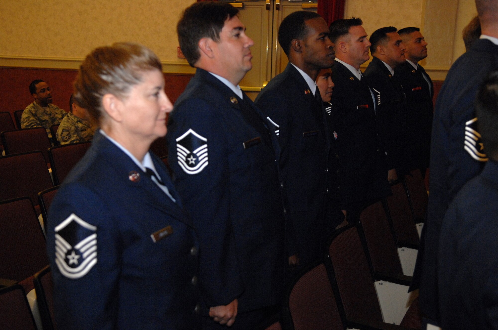 NCO and SNCO Induction Ceremony. (U.S. Air Force photo by SSgt Keith Lawson)
