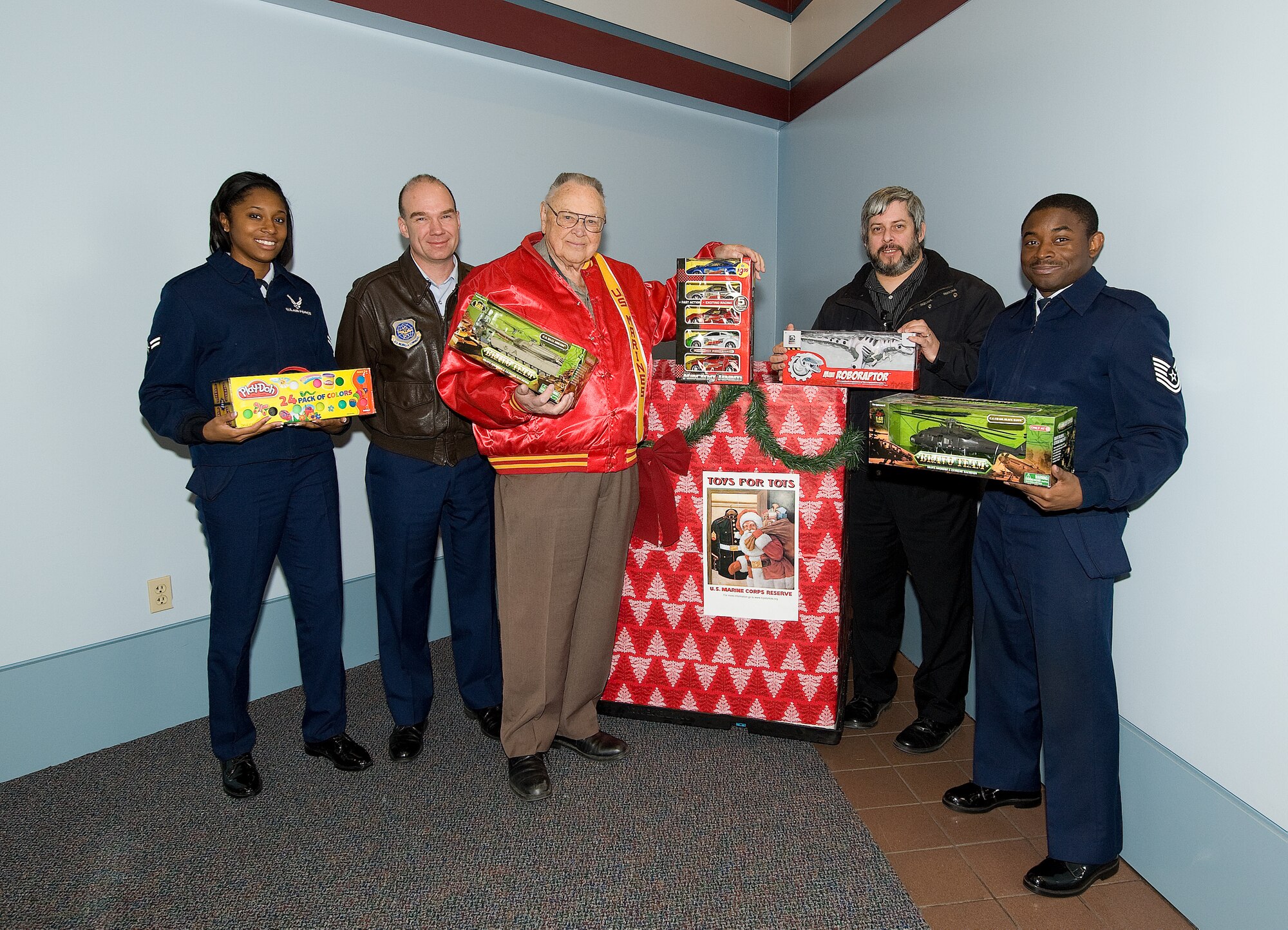 20 Dec 2010  USAF Photo by Jason Minto.  
Toys for Tots.
