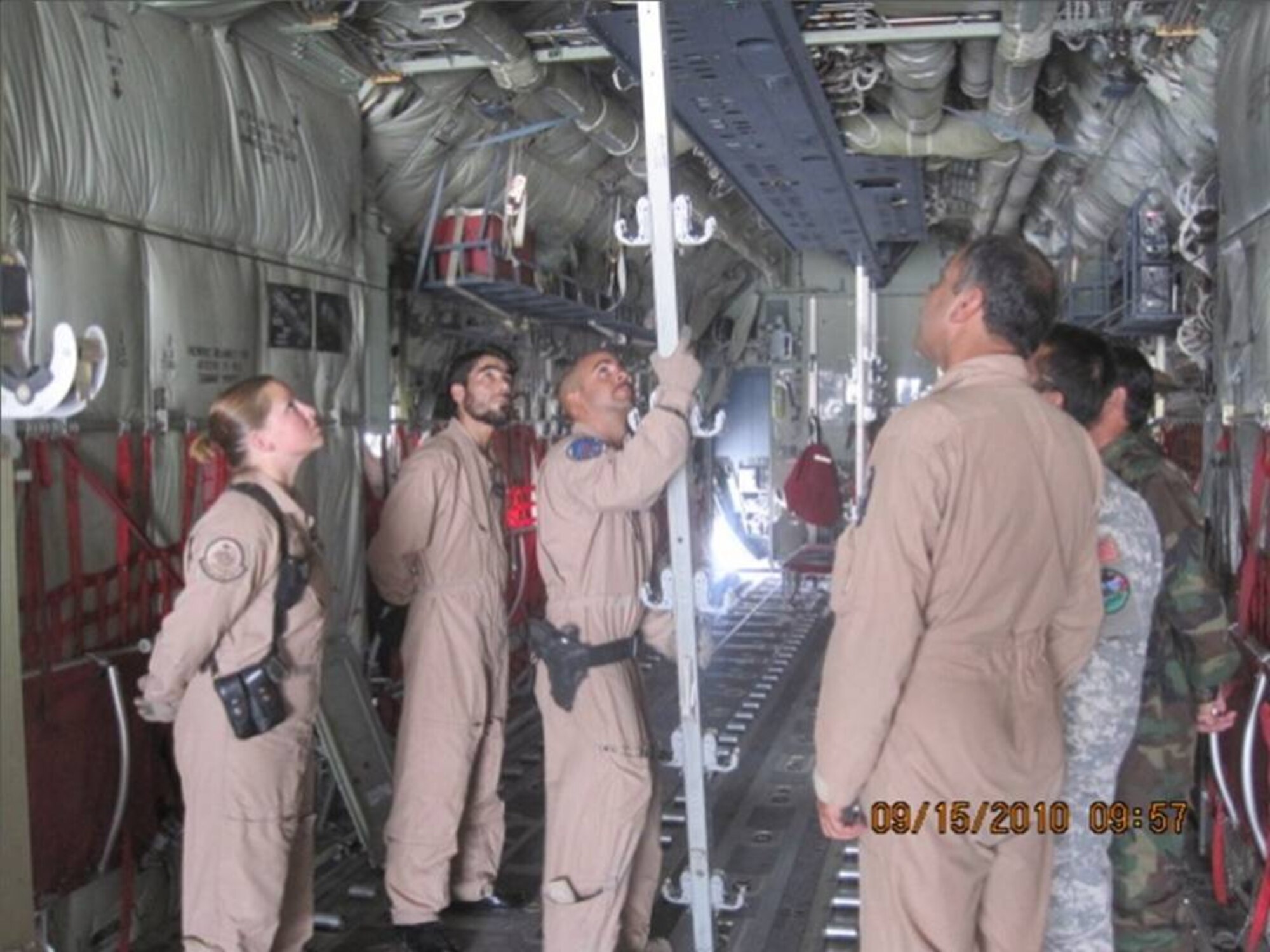 KANDAHAR. Afghanistan – Kandahar Air Wing Airmen are instructed on a Contingency Aeromedical Staging Facility (CASF) familiarization course provided by the 451st Air Expeditionary Wing. (U.S. Air Force courtesy photo)

