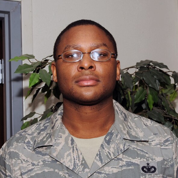 BARKSDALE AIR FORCE BASE, La.- "My New Year's resolution is to become a better father and husband for my family by spending more quality time with them throughout the year." Staff Sgt. Jamey Lee, 2nd Security Forces Squadron, Ettrick, Va. (U.S. Air Force photo/Senior Airman Alexandra M. Boutte) (RELEASED)