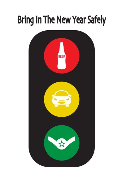 MOODY AIR FORCE BASE, Ga. -- Drinking during and around New Year’s Eve presents many dangers when individuals decide to get behind the wheel of a car. There were 41 DUI incidents involving Moody personnel in 2010. Celebrate the new year responsibly and be safe in 2011. (U.S. Air Force illustration/Senior Airman Jamal D. Sutter)(REALEASED) 