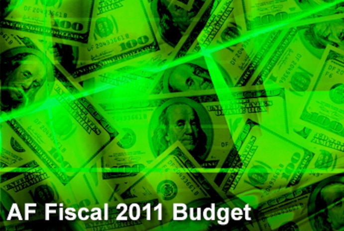 The Air Force FY 2011 budget request supports a balanced approach in today's operations while ensuring new capabilities, force structure, skills and technologies to meet tomorrow's challenges.  (U.S. Air Force graphic)