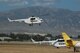 A United Nations helicopter lifts off in support of an aid run Jan. 30 at Toussaint Louverture International Airport in Port-au-Prince, Haiti. (U.S. Air Force photo/Staff Sgt. Stephen J. Collier)
