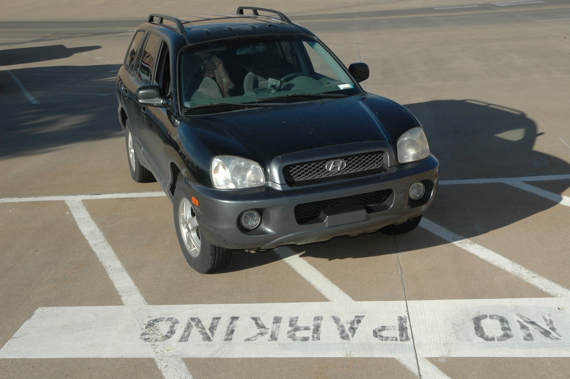 Starting Jan. 31 the installation will begin to enforce a stricter towing policy to curb illegal parking across the base. Illegal parking is a hot button issue with Tinker’s work force and is a hindrance to safety and security. (Air Force photo by Micah Garbarino)
