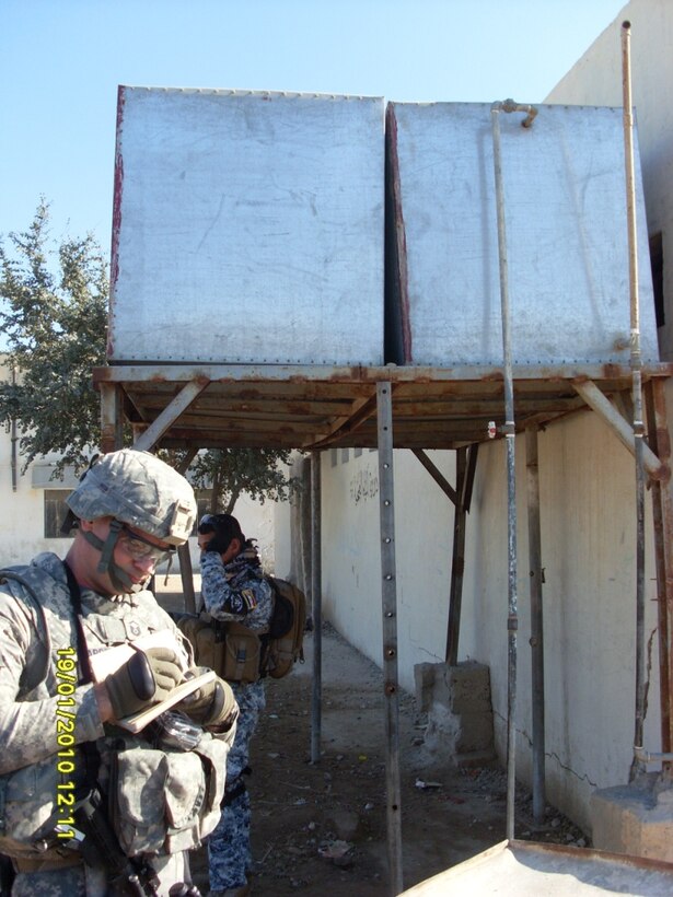 Master Sgt. Sam Warren is deployed from 633d Civil Engineer Squadron at Joint Base Langley-Eustis, Va. (Courtesty photo)
