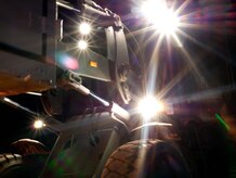 An Air Force forklift operator unloads cargo from a C-17 at Aeroport International Toussaint Louverture in Port-au-Prince, Haiti, Jan. 31. The cargo consists of equipment and supplies for supporting relief efforts in Haiti. (U.S. Air Force photo/Staff Sgt. Barry Loo)