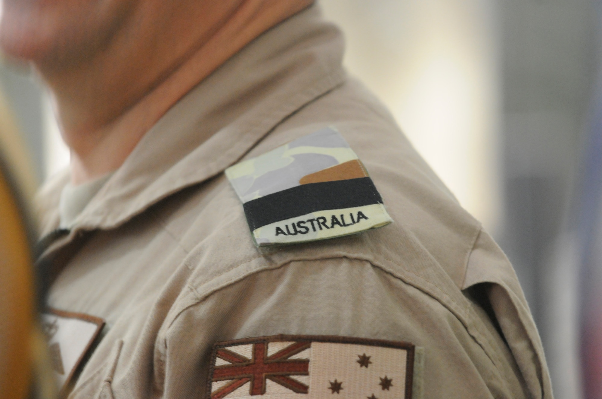 The Austrailian military contingent celebrated Australia Day at a non-disclosed Southwest Asia location, Jan. 26, 2010. The celebration included a barbecue, conversation, mingling with Coalition forces and watching a broadcast of an Australian team competing in a cricket match. (U.S. Air Force photo by Senior Master Sgt. David Byron)[RELEASED]