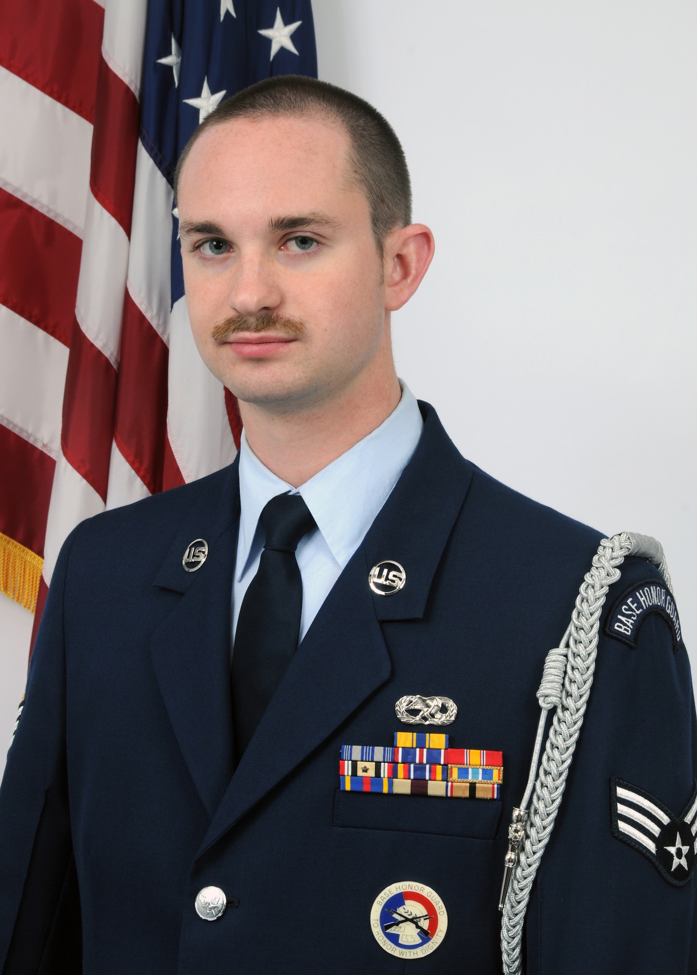Senior Airman Joel Miller, a member of the 166th Maintenance Squadron, 166th Airlift Wing, New Castle, Del., is the Delaware Air National Guard's FY 2009 Honor Guard Member of the Year. Airman Miller, a resident of Newark, Del., is an aircraft metals technician in the 166th MXS. He deployed with his unit to Bagram Airfield, Afghanistan from Dec. 2009 to Jan. 2010 in support of Operation Enduring Freedom. Airman Miller is a member of the Delaware ANG Honor Guard, performing numerous ceremonies throughout the state. (U.S. Air Force photo/Senior Master Sgt. Gerald Dougherty, Delaware ANG)