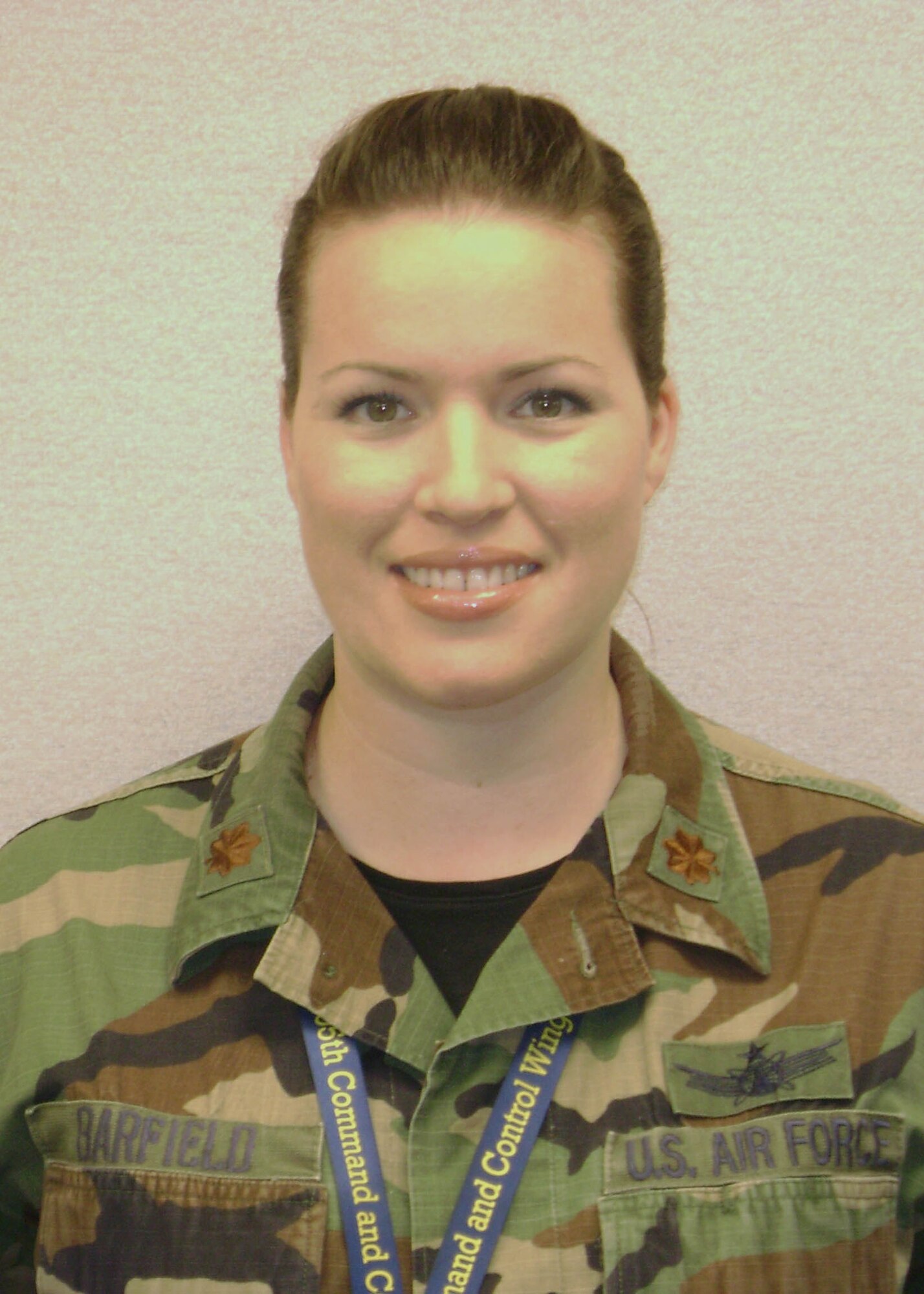 Major Stephanie Barfield, flight commander of operations with the 706th Fighter Squadron Detachment 1, was recently selected as the Field Grade Officer of the fourth quarter for the 505th Combat Training Squadron and 505th Distributed Warfare Group at Hurlburt Field, Fla. Reservists from the 706th FS Det 1 are integrated into Regular Air Force operations at Hurlburt Field, working alongside their RegAF counterparts on a daily basis. (U.S. Air Force Reserve photo/Master Sgt. Heather Happel)