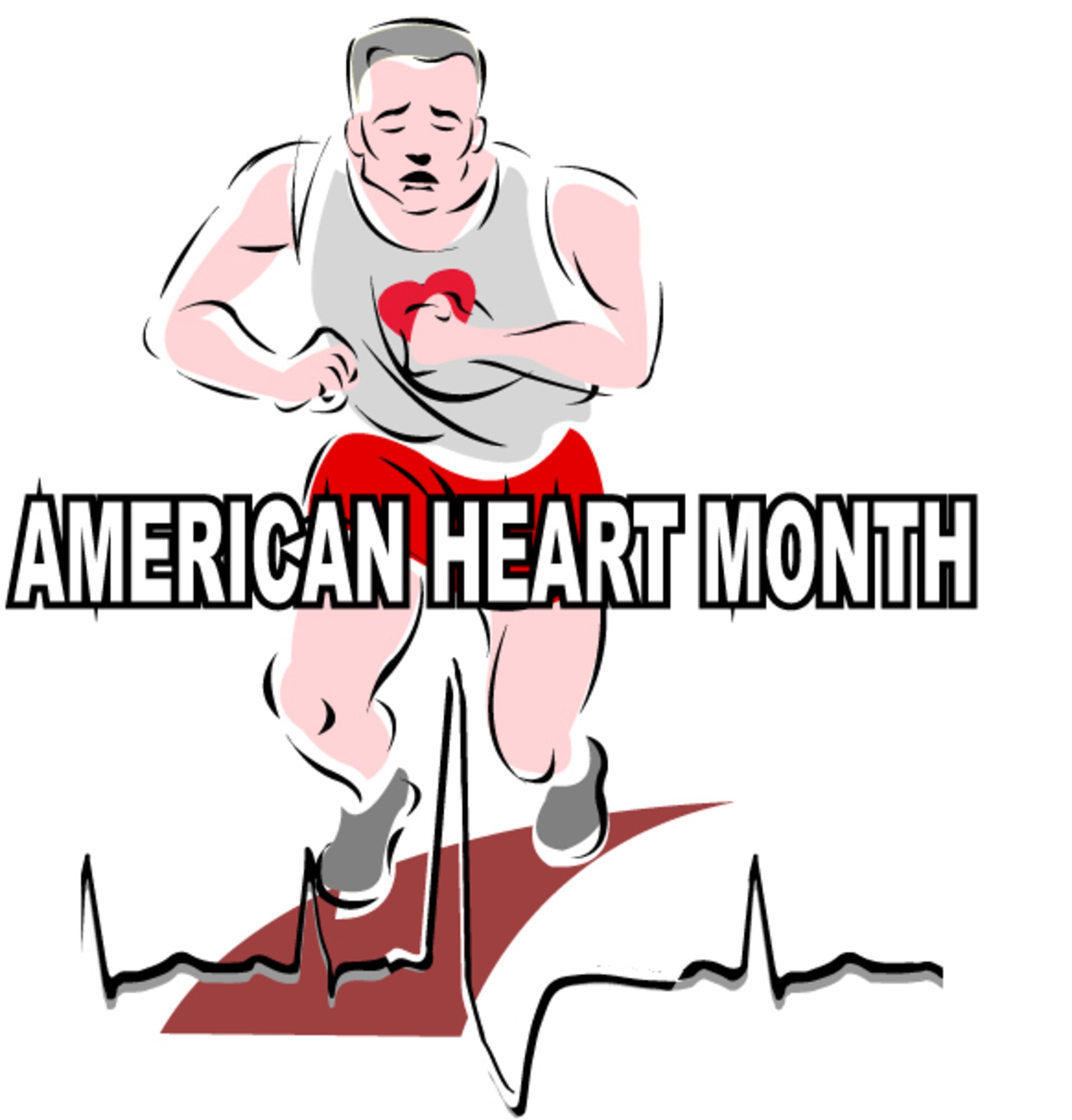 OFFUTT AIR FORCE BASE, Neb. -- February is American Heart Month and the 55th Medical Group encourages every member of Team Offutt to live healthy lifestyles and contact their doctors if they have questions regarding their health. Members of Team Offutt can make medical appointments by calling the Ehrling Bergquist Clinic , at 232-CARE. U.S. Air Force graphic by Ronald St. Pierre