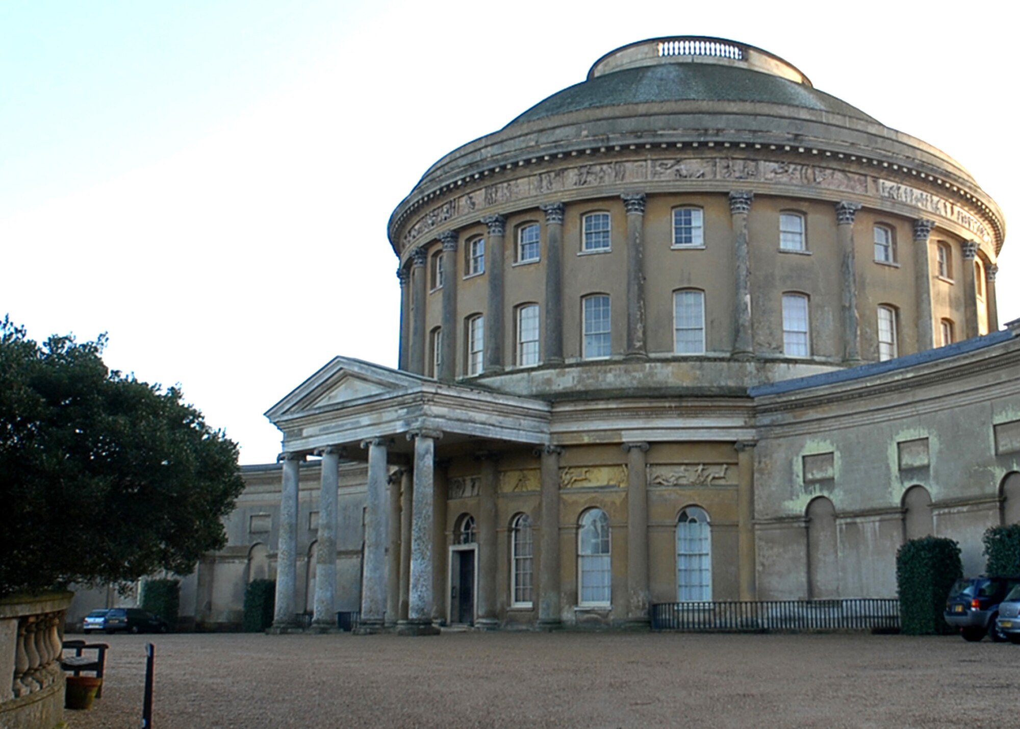Ickworth Park near Bury St. Edmunds with it's many acres of parkland and gardens and unusual Rotunda building is another place to take a snowdrop walk.  (U.S. Air Force photo/Judith Wakelam)
