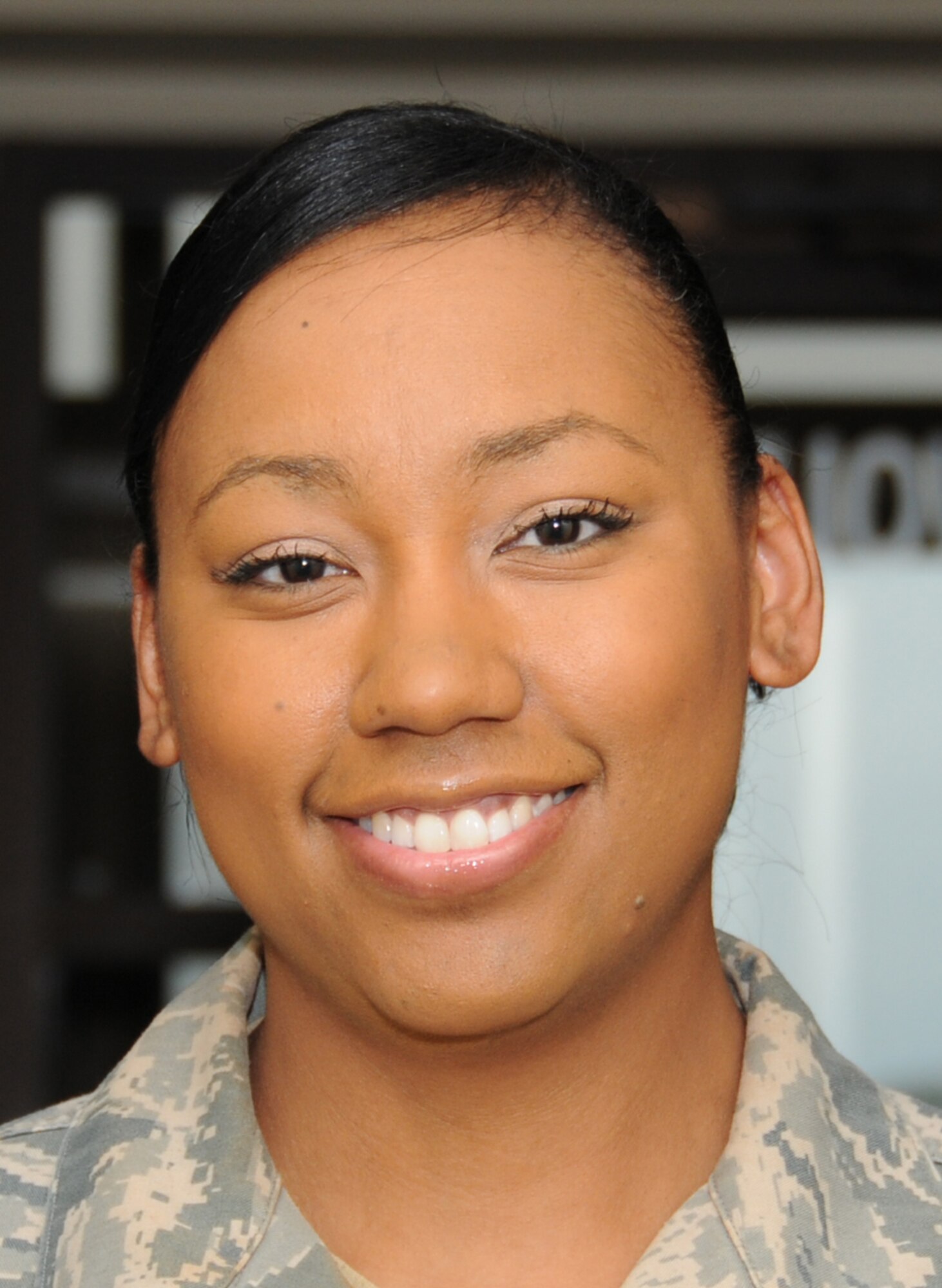 Tech. Sgt. Christina Burkett, safety representative for the 336th Training Squadron, is Air Education and Training Command’s ground safety award winner for the July-September quarter of 2009.  (U.S. Air Force photo by Kemberly Groue)
