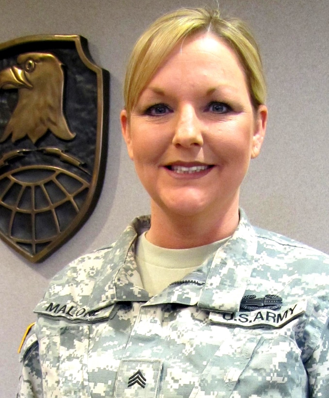 Army Sgt. Sophia Malone is working toward getting back to health from wounds she suffered during her deployment to Iraq with the Alabama Army National Guard's 128th Military Police Company. U.S. Army photo by Kari Hawkins