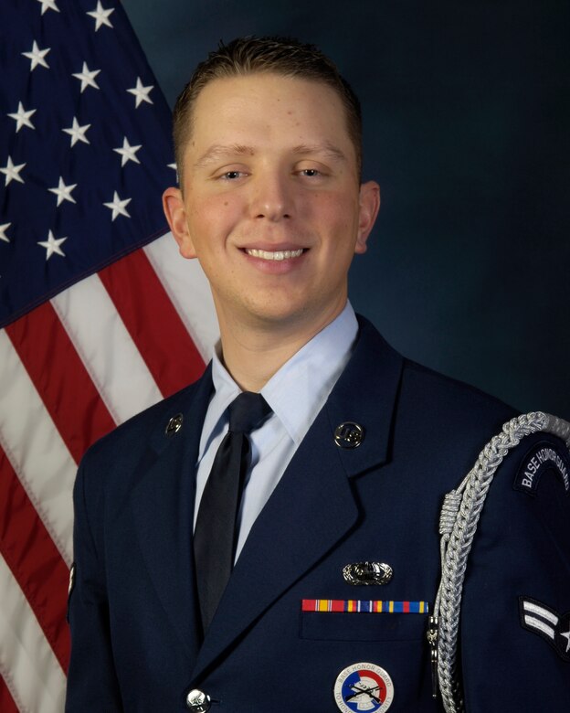 The Team Buckley Honor Guard Airman of the year Airman 1st Kotrla, 566th Intelligence Squadron. (U.S. Air Force photo)
