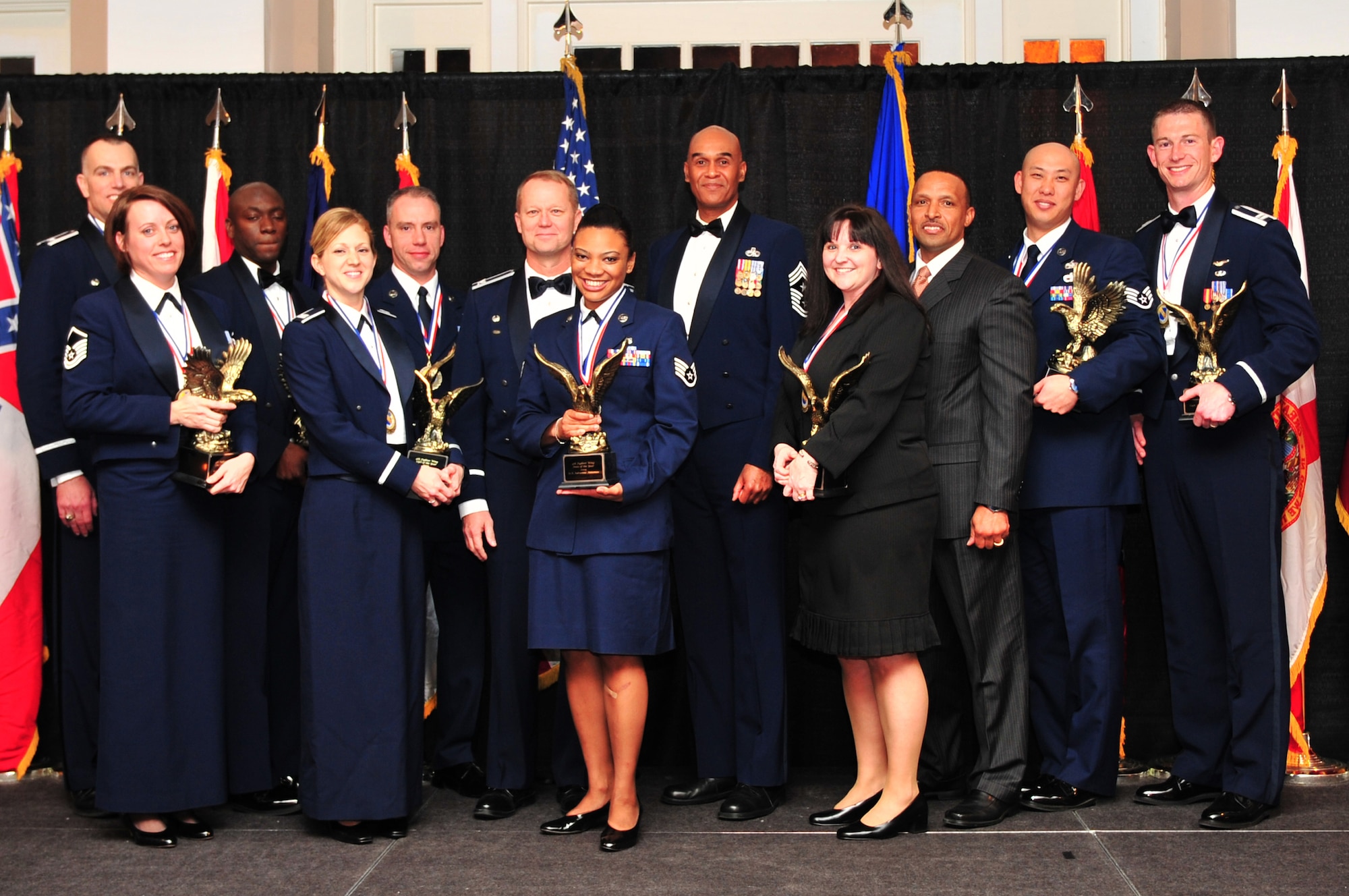 Seymour Johnson Air Force Base, N.C., 2009 Annual Award Winners (U.S. Air Force photo/Senior Airman Rae Perry)