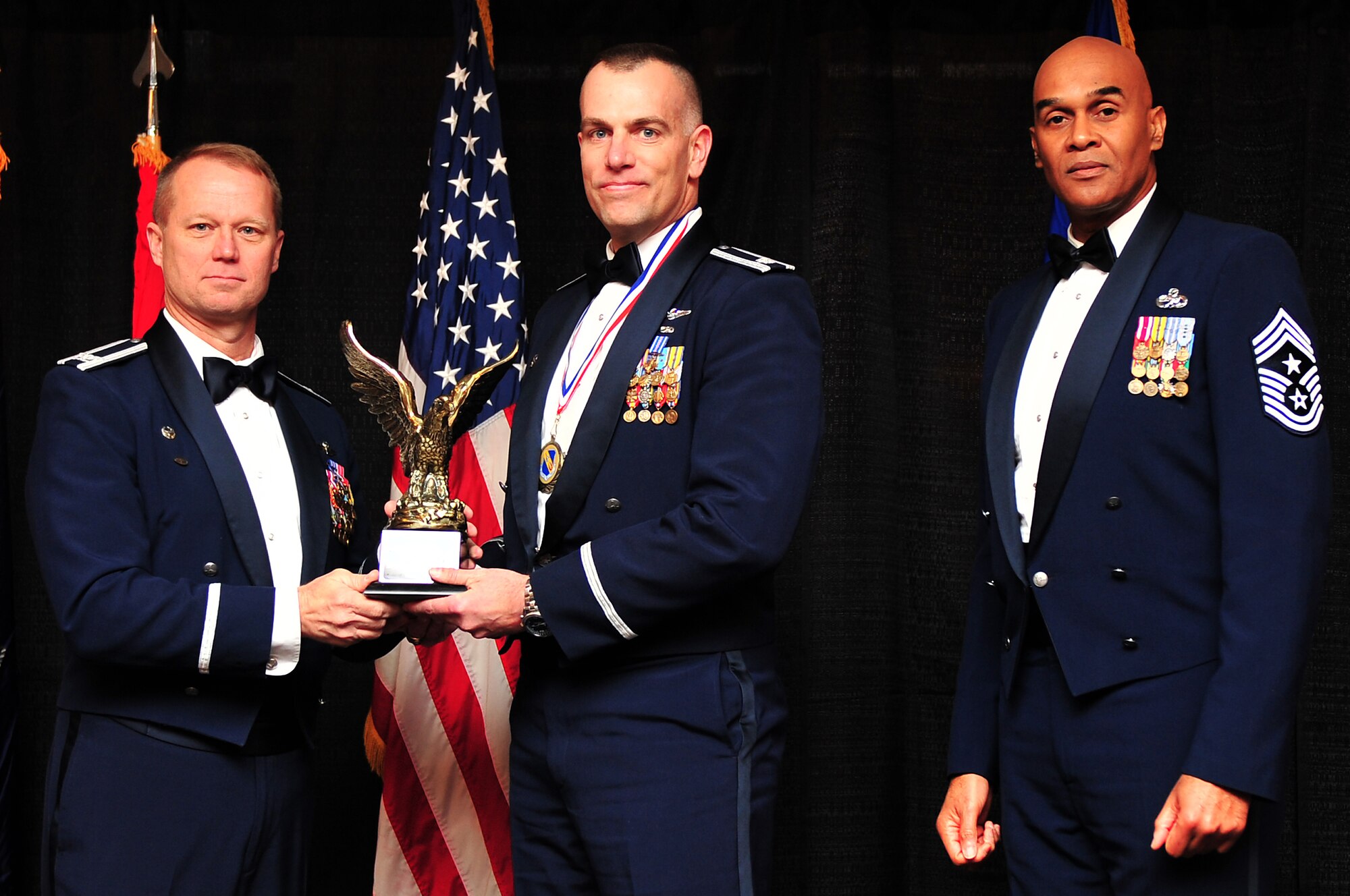 Field Grade Officer of the Year: Lt. Col. Christopher Anthony, 335th Fighter Squadron commander (U.S. Air Force photo/Senior Airman Rae Perry)
