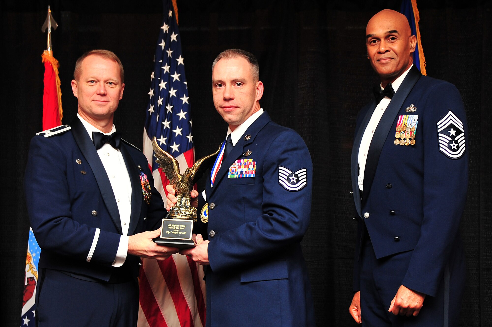 Noncommissioned Officer of the Year: Tech. Sgt. Wayne Powell, 4th Force Support Squadron (U.S. Air Force photo/Senior Airman Rae Perry)