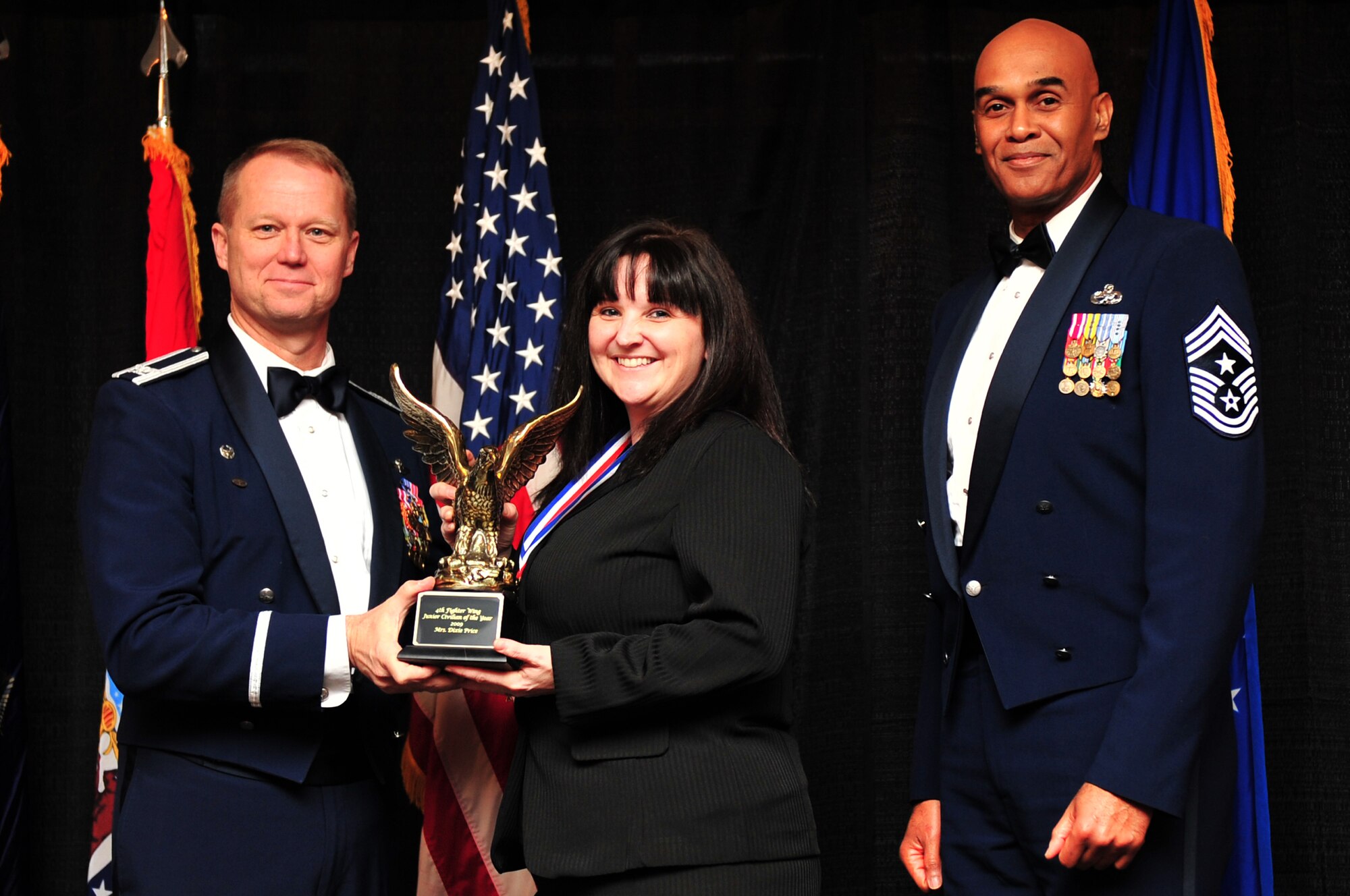 Junior Appropriated Funds Civilian of the Year: Dixie Price, 4th Civil Engineer Squadron (U.S. Air Force photo/Senior Airman Rae Perry)
