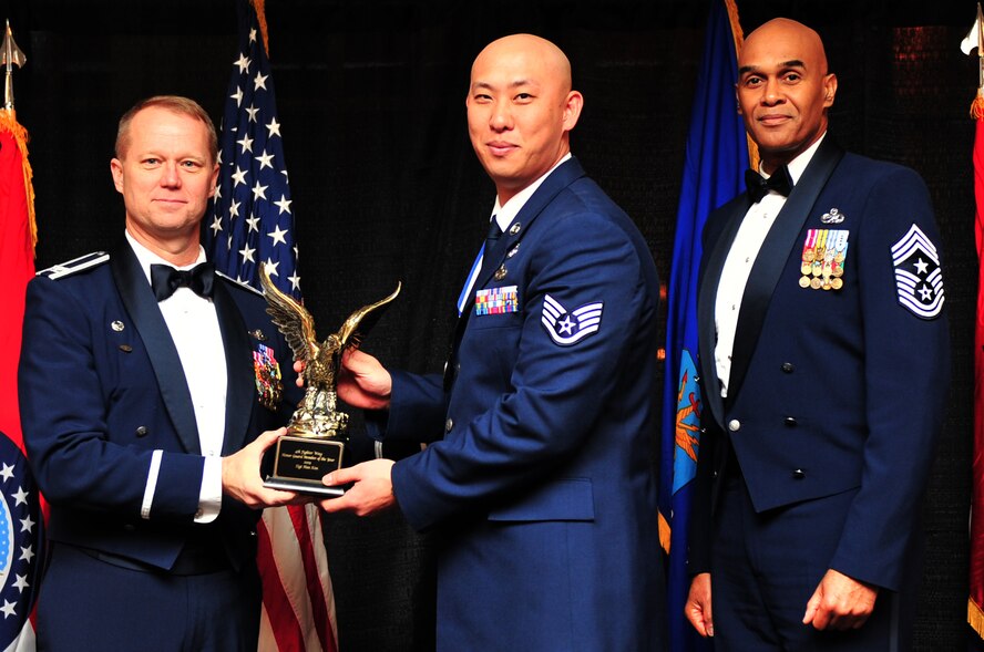 Honor Guard Member of the Year: Staff Sgt. Hun Kim, 4th Logistics Readiness Squadron (U.S. Air Force photo/Senior Airman Rae Perry)