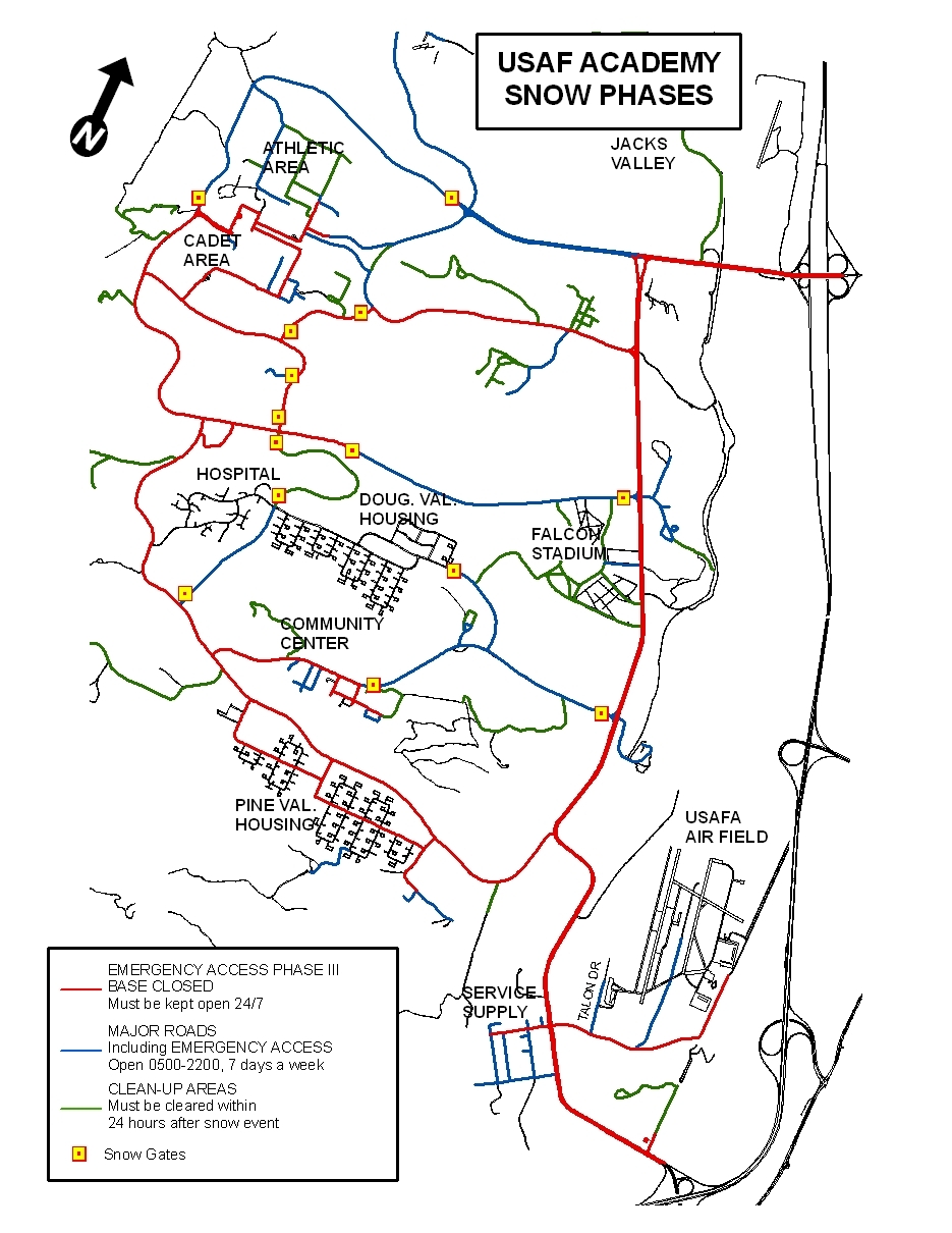 Usafa Campus Map