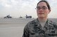 First Lt. Tanya Casey is executive officer to the commander of the 380th Expeditionary Operations Group at a non-disclosed base in Southwest Asia pictured here on Feb. 6, 2010. Lieutenant Casey acts as a liaison between the group commander and the commanders of the squadrons within the operations group. An Air Force weather officer by Air Force specialty, Lieutenant Casey is deployed from the 3rd Air Force at Ramstein Air Base, Germany, and her hometown is Branford, Conn.  (U.S. Air Force Photo/Master Sgt. Scott T. Sturkol/Released)