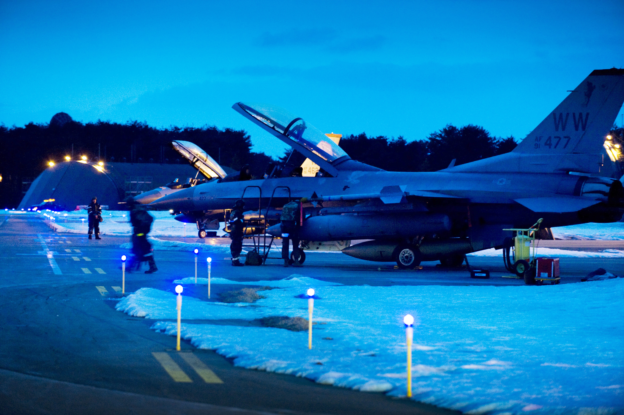 Photo Essay Misawa Operations After Dark Air Force Article Display