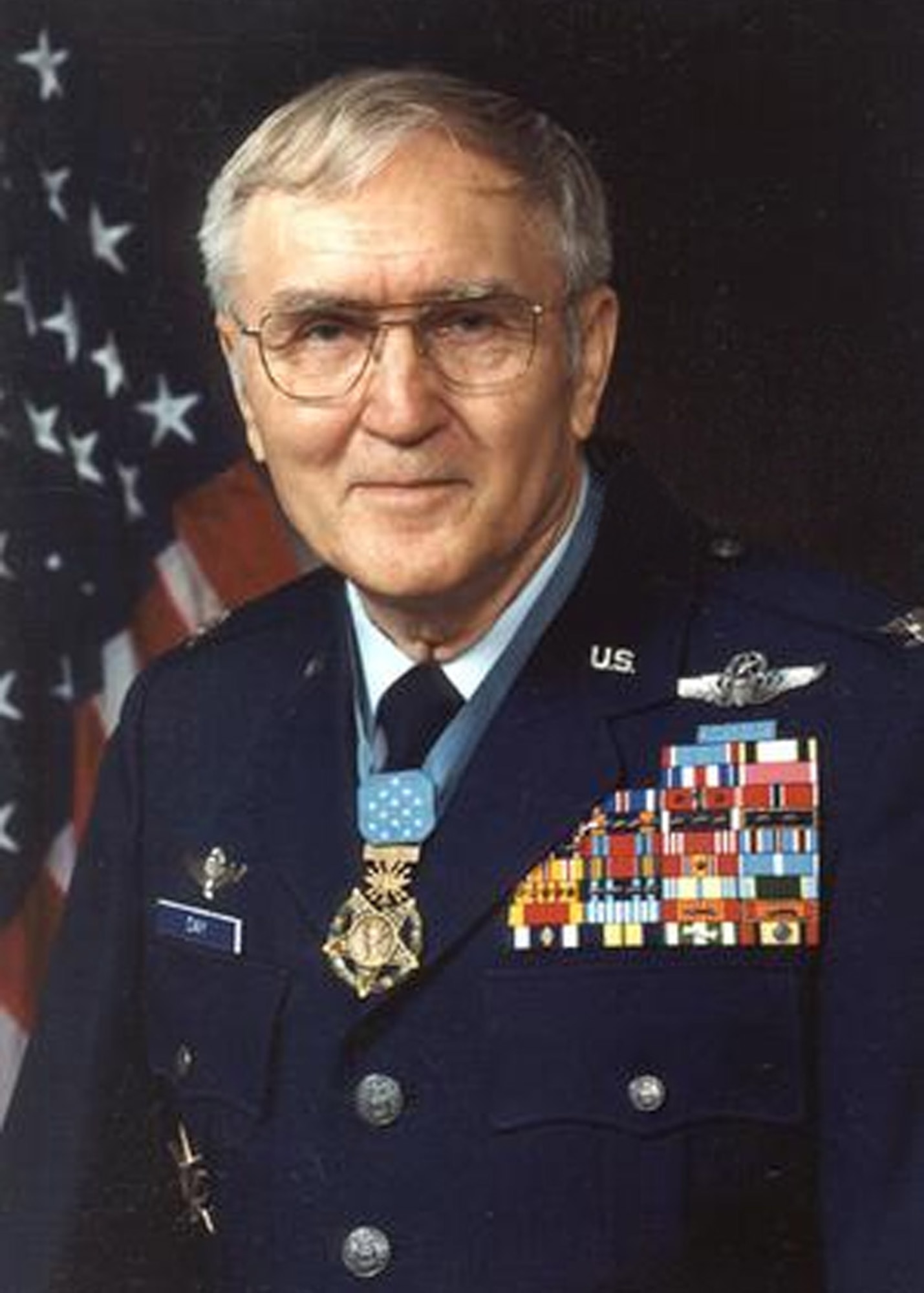 George Everett "Bud" Day is a retired U.S. Air Force Colonel and Command Pilot who served during the Vietnam War.  He is often cited as being the most decorated U.S. service member since General Douglas MacArthur, having received some seventy decorations, a majority for actions in combat. (Courtesy photo)