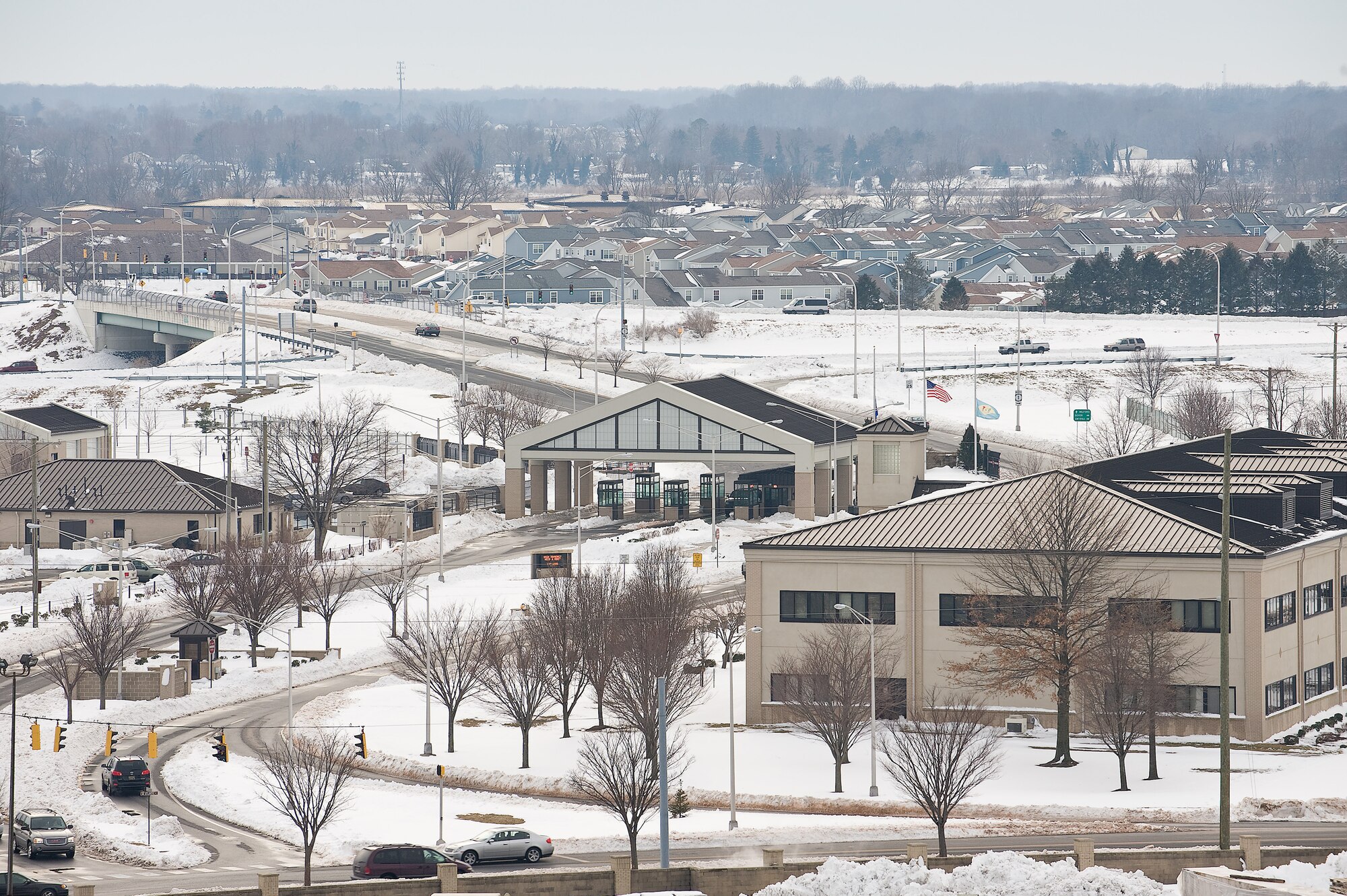 Team Dover resumed normal operations Feb. 9 after digging out from the Feb. 6 snow storm that hit the region.  While accomplishing the mission, Team Dover prepared for a second snow storm forecast to hit the region Feb. 10. (U.S. Air Force photo/Roland Balik)