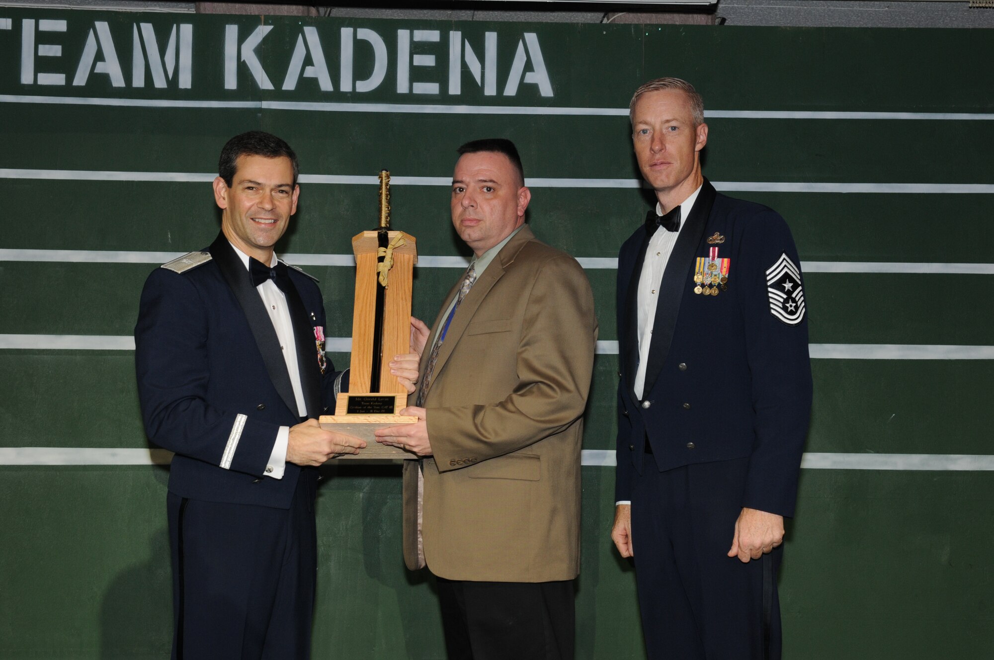 Civilian of the Year, Category III: Mr. Gerald Lavin, 18th Civil Engineer Squadron