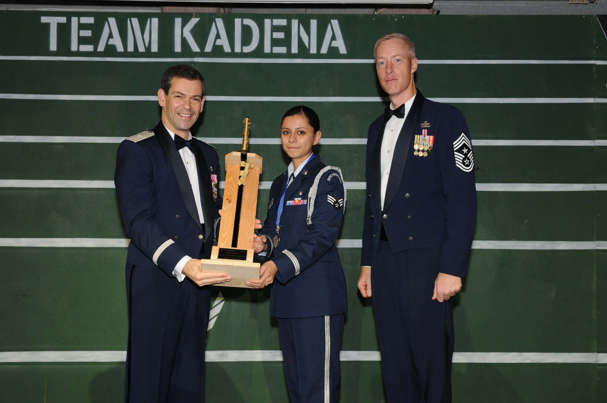Honor Guard Airman of the Year: Senior Airman Jeannette A. Cruz, 18th Aerospace Medicine Squadron
