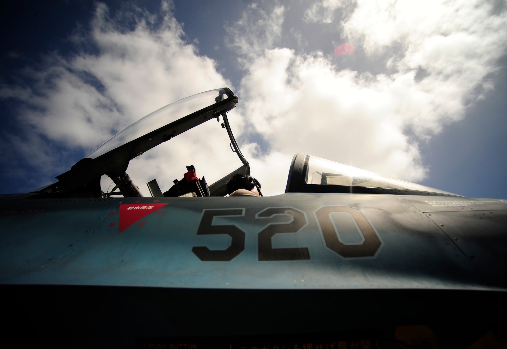 Japanese maintenance crew of the 8th Combat Wing, 6th TF Squadron, Tsuiki AB, Japan, prepare their F2 for ammunitions during Cope North on Andersen Air Force Base, Guam on Feb. 9, 2010. The United States Air Force and the Japanese Air Self-Defense Force conduct Cope North annually to increase combat readiness and interoperability, concentrating on coordination and evaluation of air tactics, techniques, and procedures. The ability for both nations to work together increases their preparedness to support real-world contingencies.
(USAF photo by Staff Sgt. Andy M. Kin)
