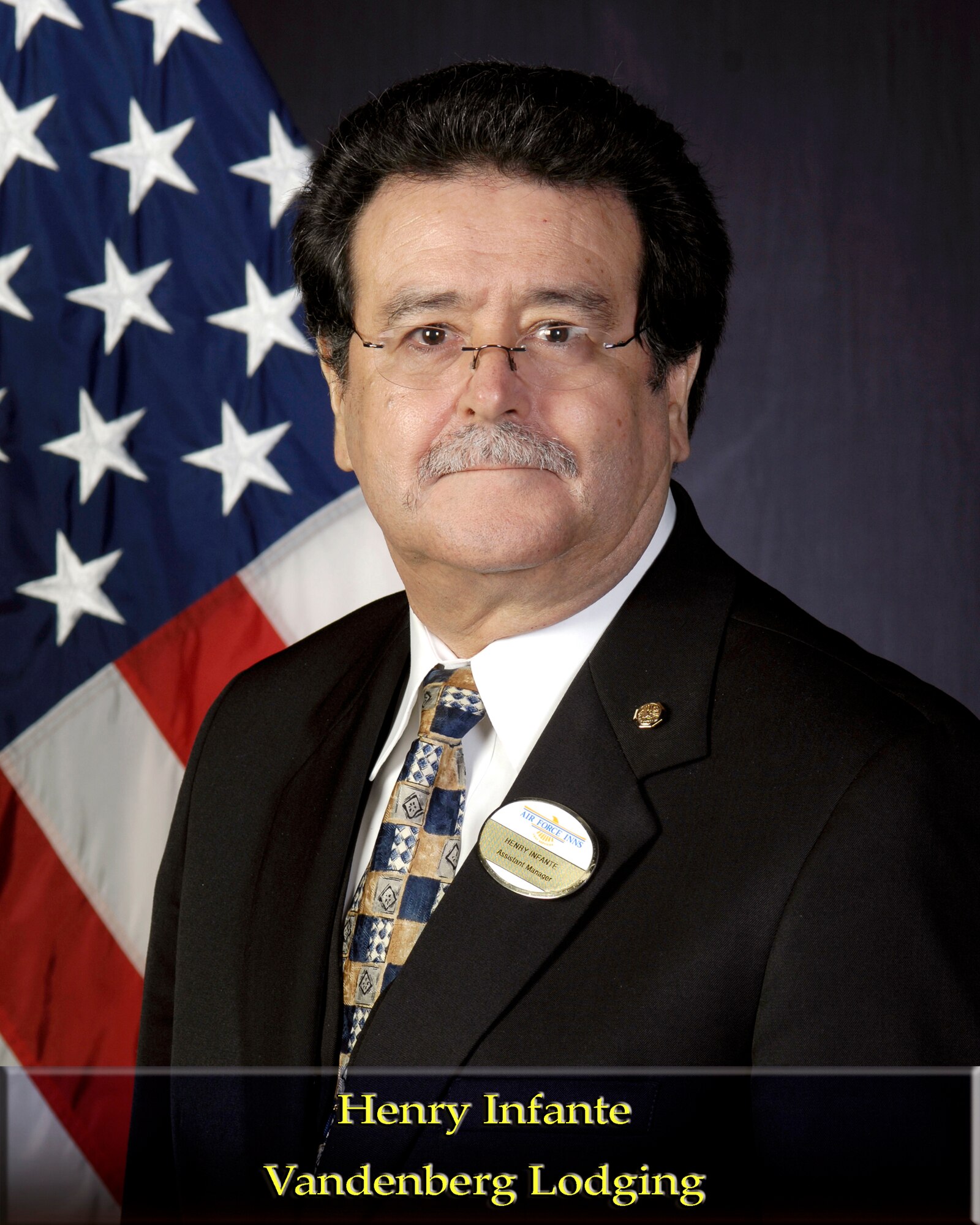 VANDENBERG AIR FORCE BASE, Calif. -- Henry Infante, of the 30th Force Support Squadron, is the Vandenberg Non-Appropriated Funds Category III Civilian of the Year for 2009. (U.S. Air Force photo)