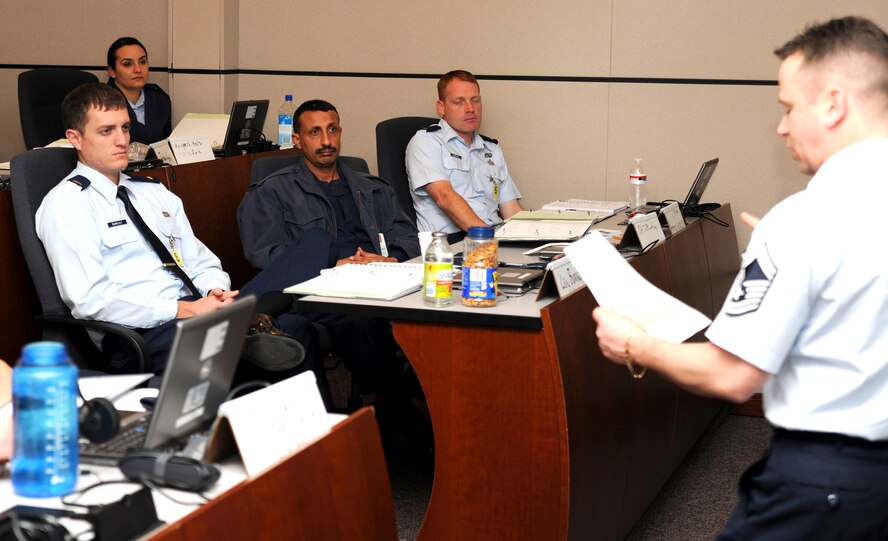 Yemini student participation in the U.S. Air Force Expeditionary Center's Maintenance Officer Course provides an strategic communication opportunity for the EC.  (U.S. Air Force photo/SSgt Veuril K. McDavid)