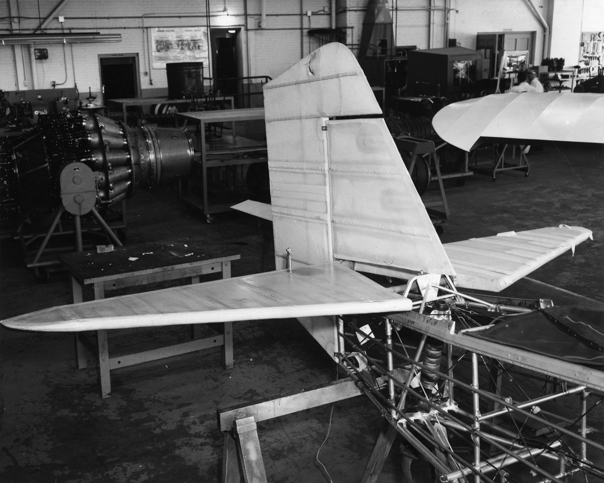 The museum's P-6E airframe was restored by the Department of Aviation Technology at Purdue University in 1963. (U.S. Air Force photo)