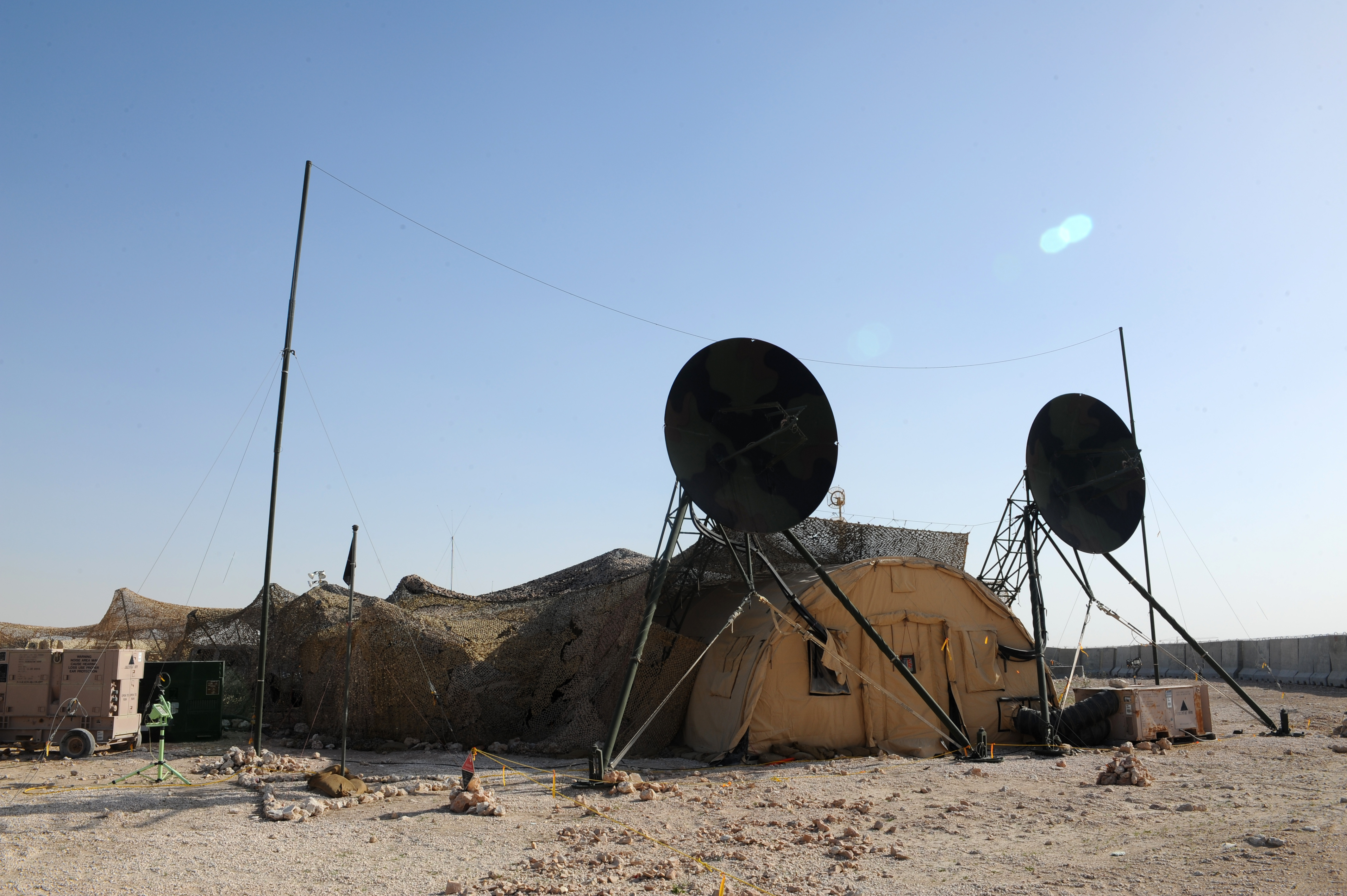 Microwaves Provide Secure Line Of Communication U S Air Forces Central Display