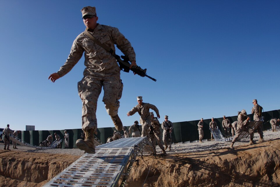 Marines Sweep Through New Counter-ied Training Lane > Marine Corps Air 