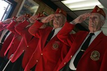 Iwo Jima veterans came to the Marine Corps League Detachment 246 meeting hall for a ceremony Feb 19, 2010 in honor of the Marines who fought in the Feb 19 - March 26, 1945 battle of Iwo Jima.