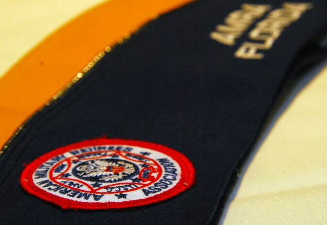 An American Military Retirees Association cap rests on a table at a meeting held in the Charleston Club here Feb. 20. The meeting was set to provide information about the AMRA's objectives and intent to start a new South Carolina chapter. The AMRA currently has chapters established in Florida, New York and Texas. (U.S. Air Force photo/Staff Sgt. Daniel Bowles)
