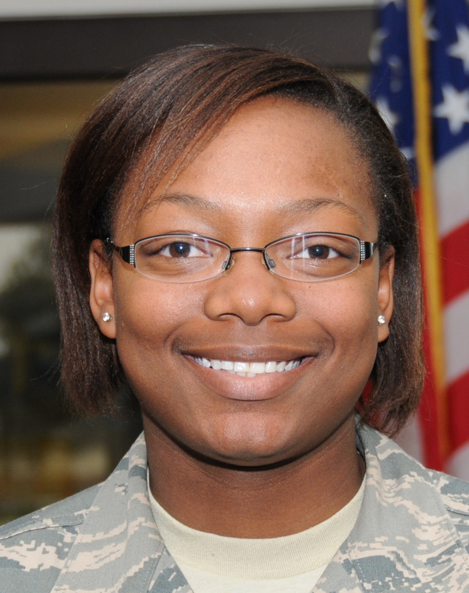 Airman Delana Henry graduated Feb. 17 from the personnel apprentice course in the 335th Training Squadron with a perfect score.  She’s headed to the 49th Force Support Squadron, Holloman Air Force Base, N.M.  (U.S. Air Force photo by Kemberly Groue)
